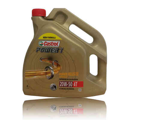 Castrol Power 1 4T 20W-50 4 litre can