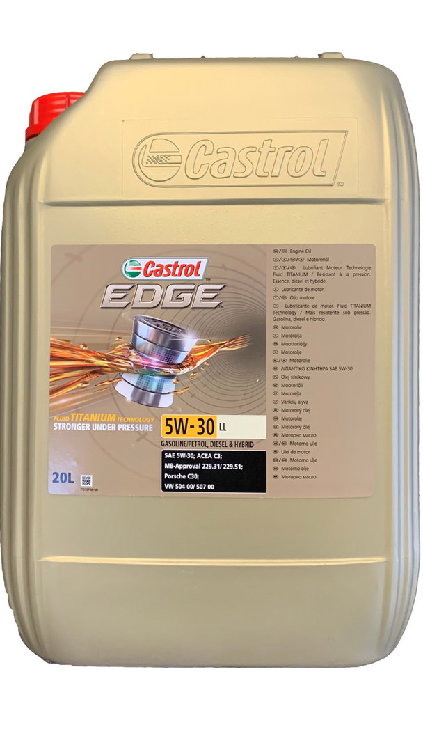 CASTROL EDGE 5W-30 LL 20 L-Olio Motori