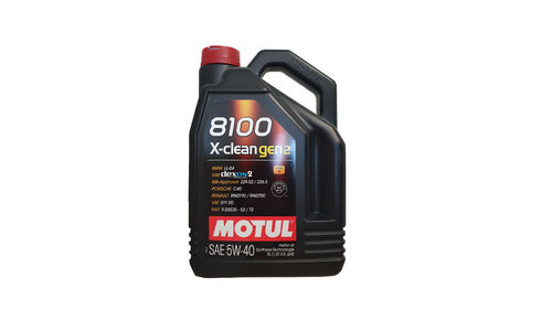 Motul 8100 X-clean GEN.2 - 5W-40  /- 1x5 Liter-Kanne