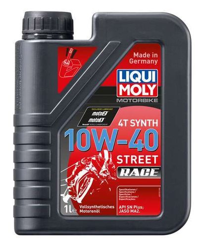 Liqui Moly 20753 Motorbike 4 T Synth 10W-40 Street Race